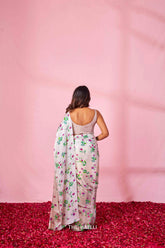 Zoya Grey Silk Saree